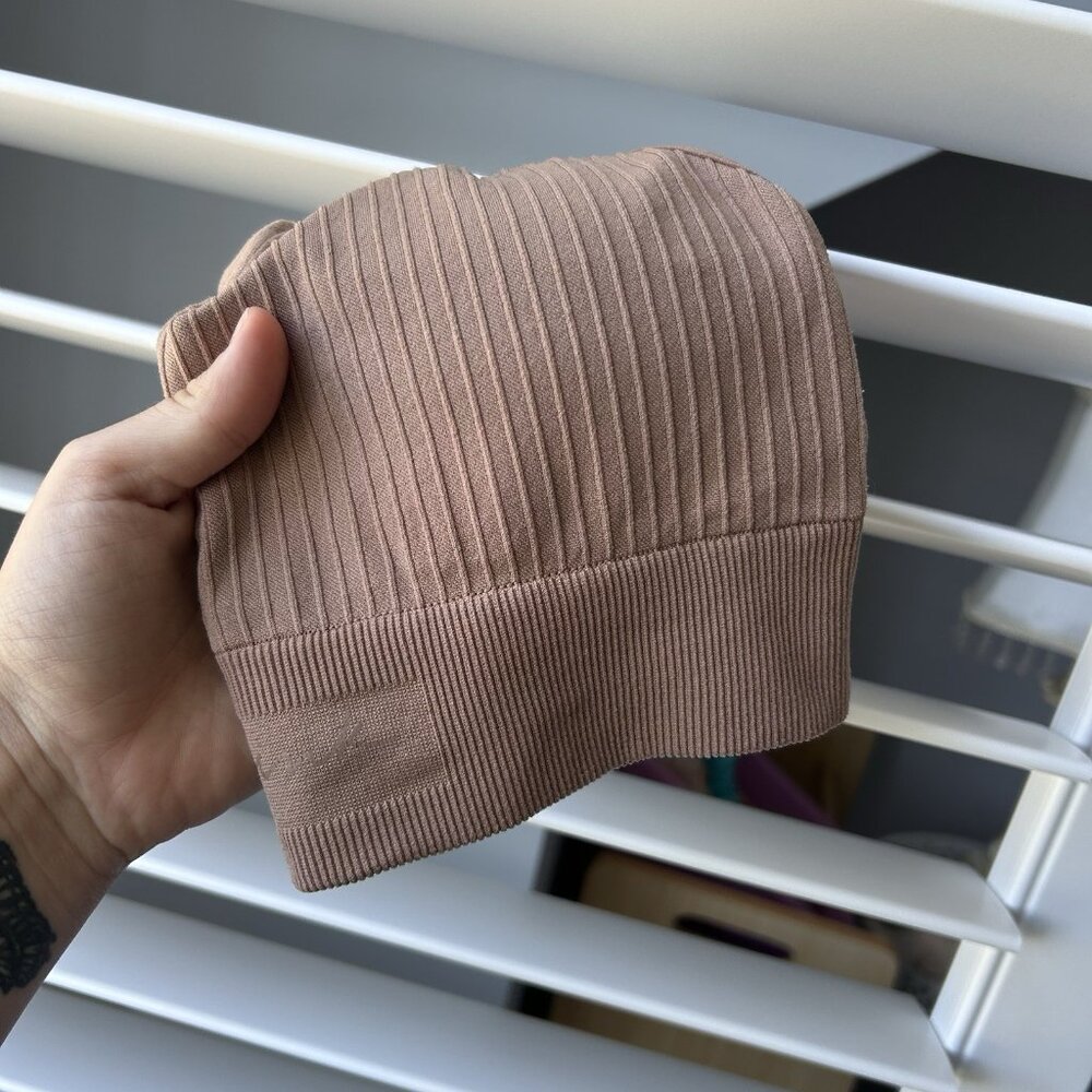 PINK Active Victoria Secret VS Brown Seamless Sports Bra Womens Small S Yoga - Picture 7 of 7